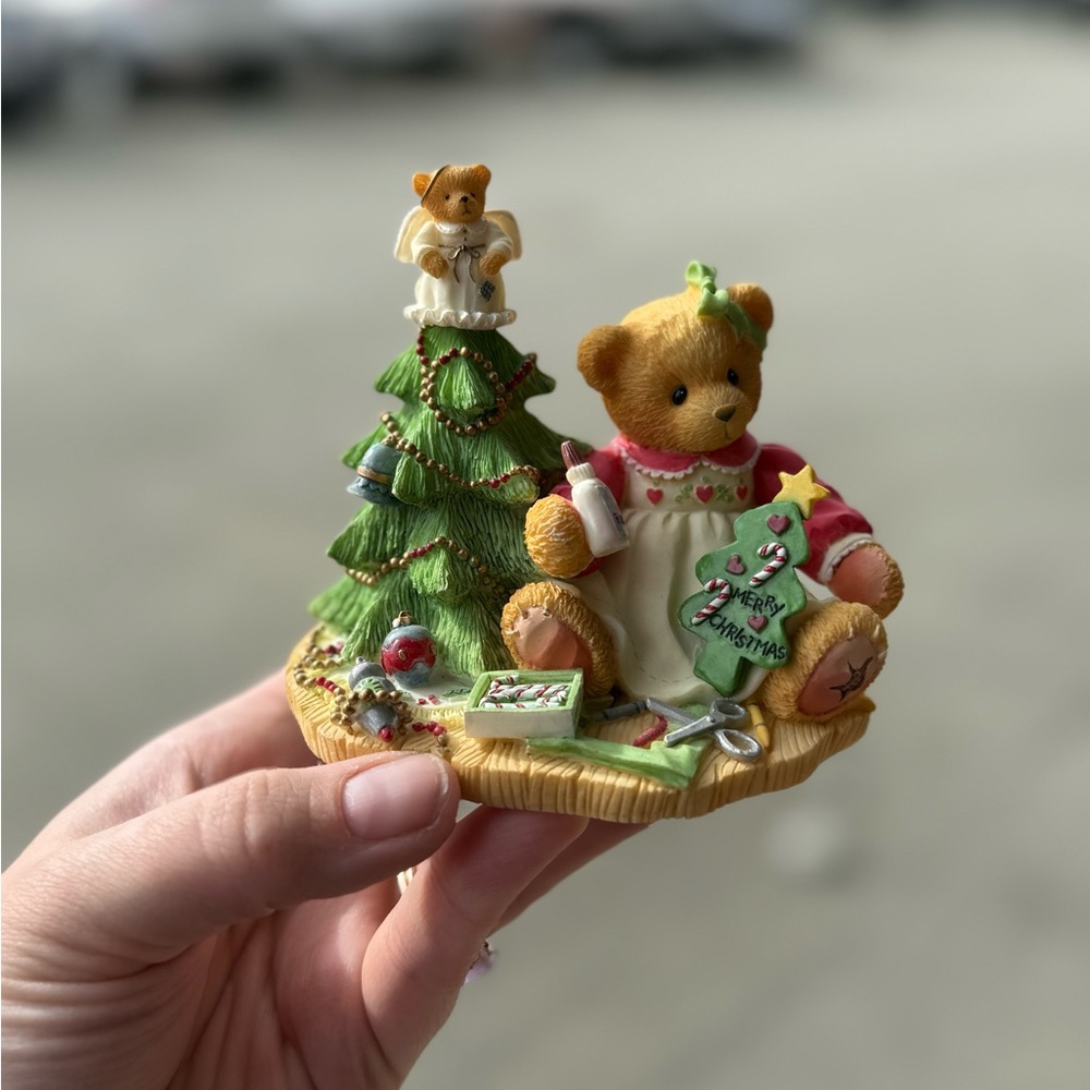 Cherished Teddies Holiday Bear Figurine